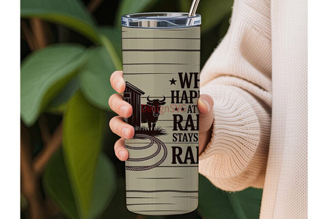 Ranch Life 20oz Tumbler Wrap Sublimation DesignSVG 