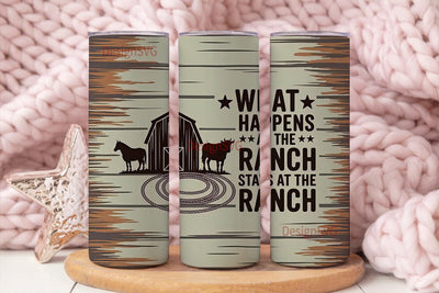 Ranch Life 20oz Tumbler Wrap Sublimation DesignSVG 