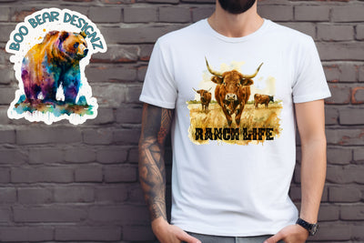 Ranch Life Clipart Sublimation Boo Bear Designz 