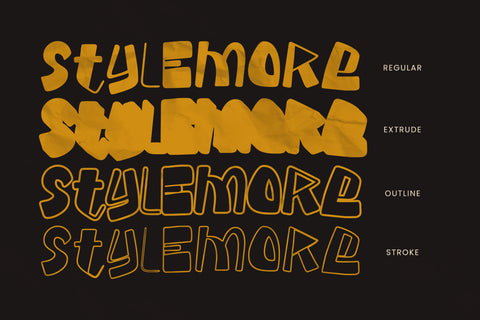 Randomly Font ahweproject 