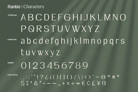 Rankle - Sans Serif Font Alpaprana Studio 