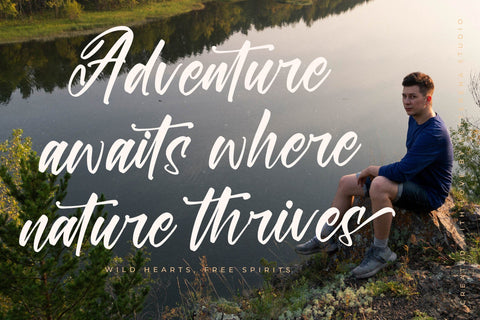 Ranterlone Nightfall - Modern Calligraphy Font Font Letterena Studios 