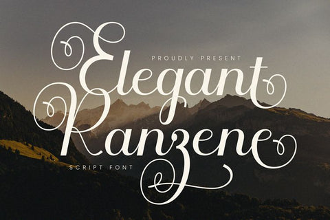 Ranzene – Elegant Script Font Font Irvan Randi 