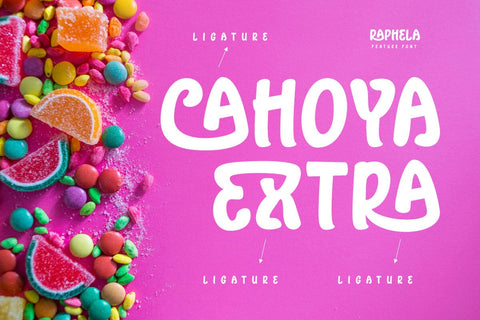 Raphela - Display Font Font twinletter 