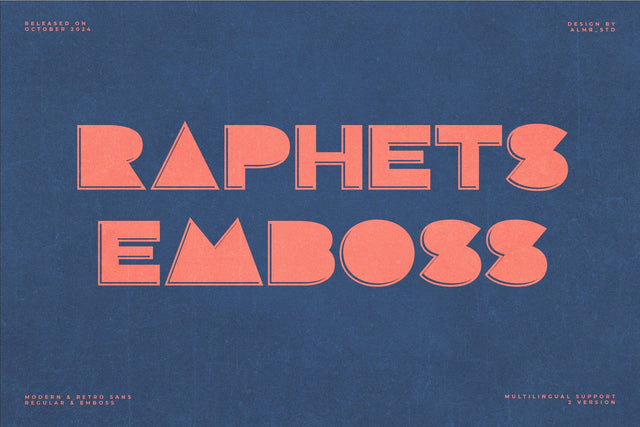Raphets - Retro Sans Font studioalmeera 