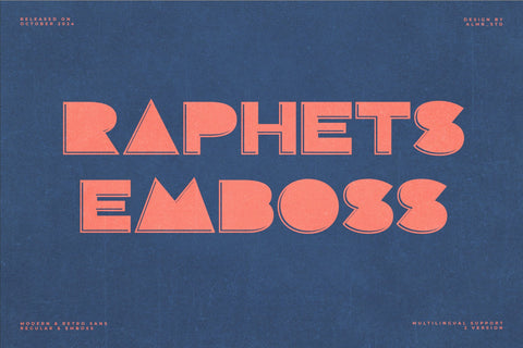 Raphets - Retro Sans Font studioalmeera 