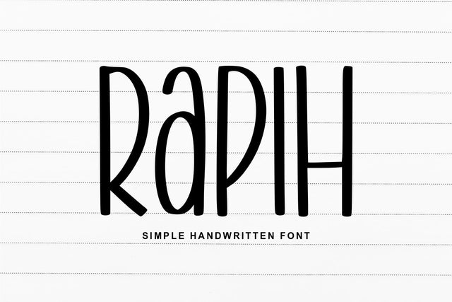 Rapih Font Abo Daniel Studio 