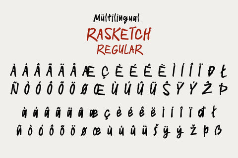 RASKETCH Font BB Digital Arts 