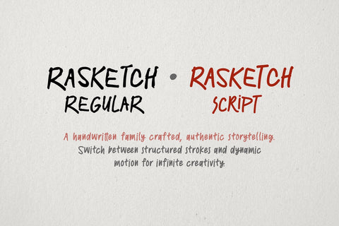 RASKETCH Font BB Digital Arts 