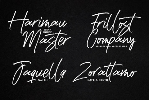 Rasthmon Brush Typeface Font Fadeline Std. 