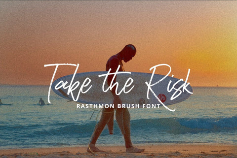 Rasthmon Brush Typeface Font Fadeline Std. 