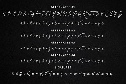 Rasthmon Brush Typeface Font Fadeline Std. 