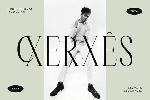 Rastofi - Modern Ligature Serif Font Letterena Studios 