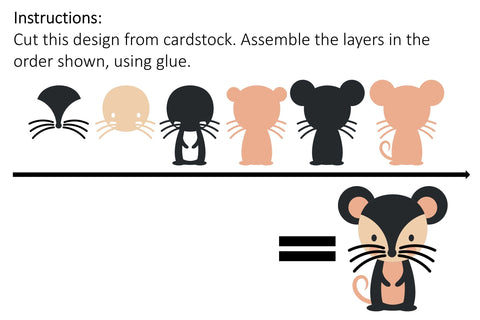 Rat Design SVG Digital Gems 