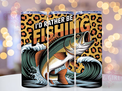 Rather Be Fishing 20oz Tumbler, Funny Fishing Tumbler, Sublimation Wrap, 20oz Tumbler Design, Outdoor Fishing Gift, PNG Tumbler Wrap, Fisherman Quotes Sublimation SvggirlplusArt 