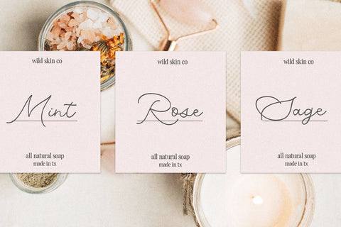 Rather - Modern Calligraphy Font Font KA Designs 