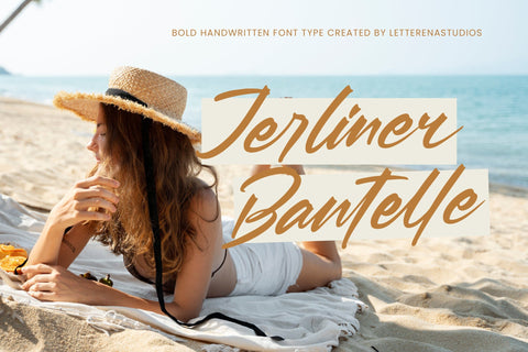 Ratlesa Skottalle - Bold Handwritten Font Type Font Letterena Studios 