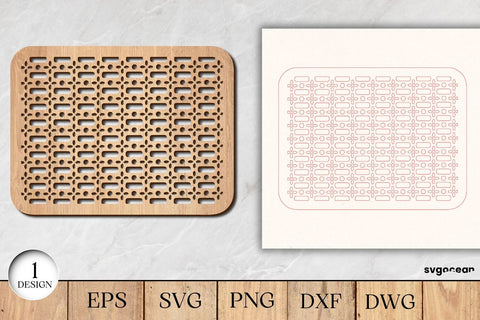 Rattan Coasters Laser Cut File SVG SvgOcean 