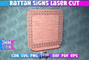 Rattan Sign Laser Cut | Laser Cut Design | CNC Files - So Fontsy