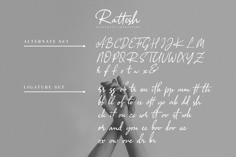 Rattesh / Elegant Typeface Font Javapep 