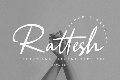 Rattesh / Elegant Typeface Font Javapep 