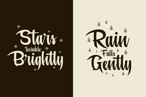 Rattudiy - Script Font Font twinletter 