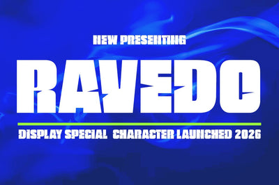 Ravedo Font gatype 