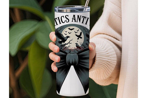 Raven Lunatics Tumbler Wrap Sublimation DesignSVG 