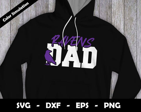 Ravens Dad SVG Cut File, Ravens logo SVG Design, Ravens Dad Football, T-Shirt Sublimation Design Png SVG Arthur Arellano 