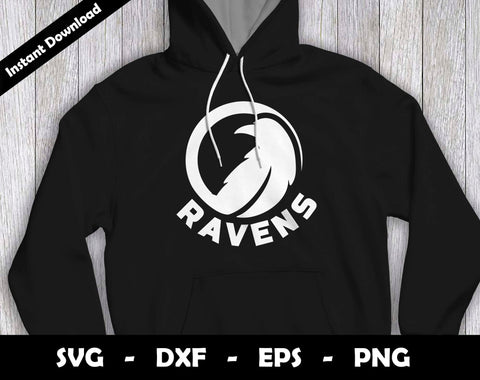 Ravens SVG Cut File, Ravens logo SVG Design, Ravens Football Mascot, T-Shirt Sublimation Design Png SVG Arthur Arellano 