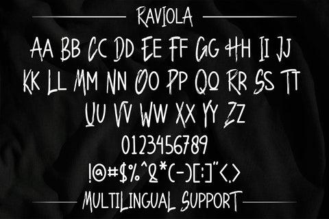 Raviola Font Dm Letter Studio 