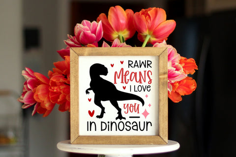 Rawr Means i love you in dinosaur SVG design SVG Regulrcrative 