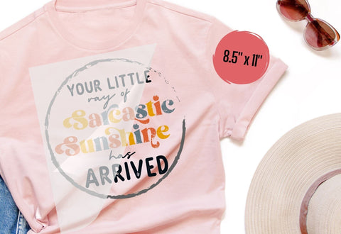 Ray of Sunshine Iron On Transfer Physical So Fontsy T-Shirt Iron-On Transfer Shop