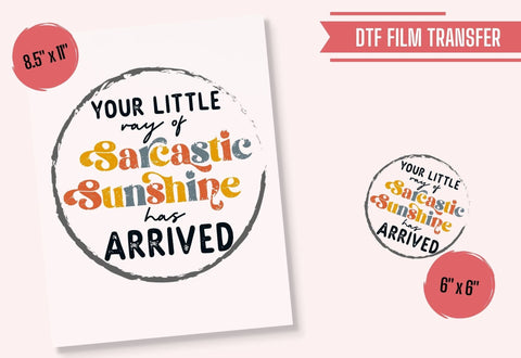 Ray of Sunshine Iron On Transfer Physical So Fontsy T-Shirt Iron-On Transfer Shop