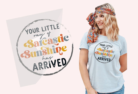 Ray of Sunshine Iron On Transfer Physical So Fontsy T-Shirt Iron-On Transfer Shop