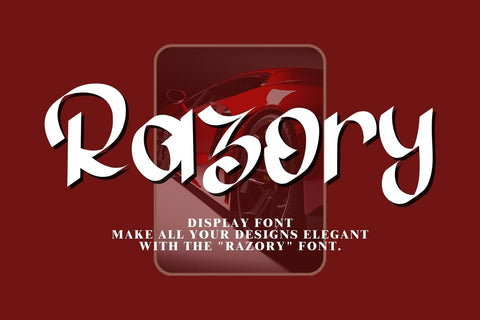 Razory Font Afandi Studio 