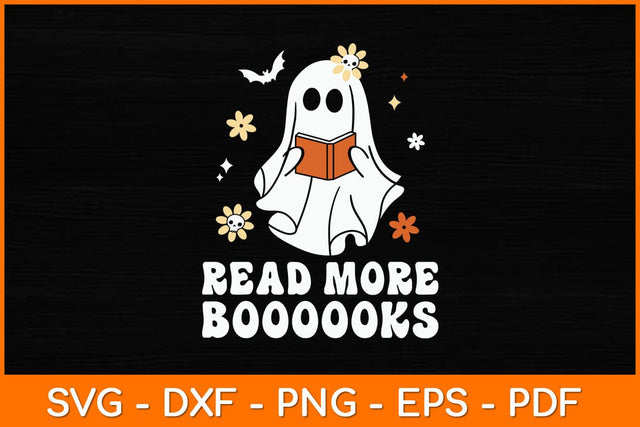 Read More Books Halloween Svg File SVG artprintfile 