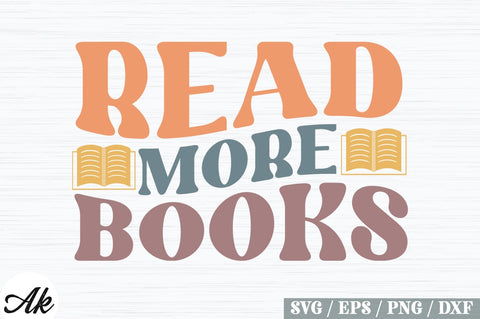 Read More Books Retro Design SVG akazaddesign 