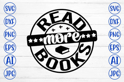 Read More Books SVG Cut File SVG Syaman 