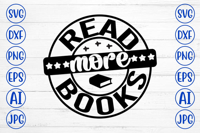 Read More Books SVG Cut File SVG Syaman 