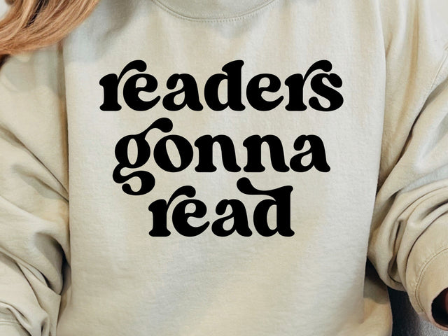 Readers Gonna Read Svg, Book Quote Svg, Book Lover Svg, Reading Svg, Librarian Svg, Book Worm Svg SVG DesignDestine 