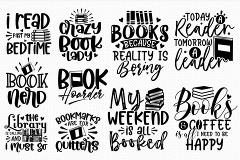 Reading / Book Lovers SVG Bundle SVG CraftLabSVG 
