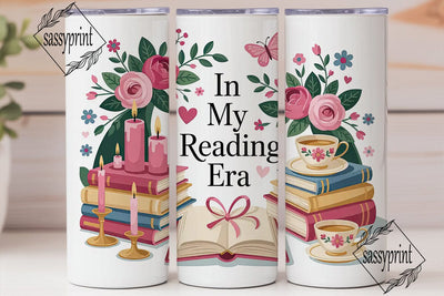 Reading Era 20oz Tumbler Wrap Sublimation sassyprint 