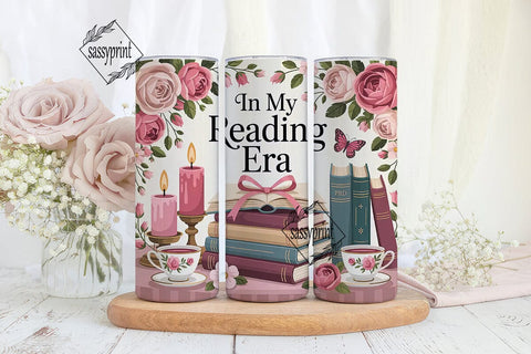 Reading Era 20oz Tumbler Wrap Sublimation sassyprint 
