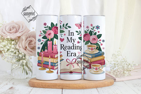 Reading Era 20oz Tumbler Wrap Sublimation sassyprint 