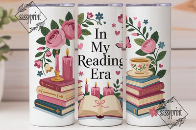 Reading Era 20oz Tumbler Wrap Sublimation sassyprint 