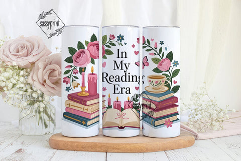 Reading Era 20oz Tumbler Wrap Sublimation sassyprint 