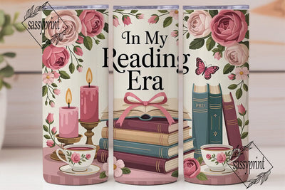 Reading Era 20oz Tumbler Wrap Sublimation sassyprint 