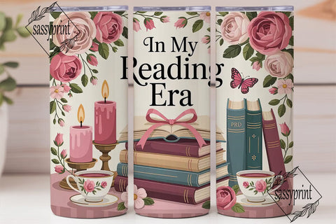 Reading Era 20oz Tumbler Wrap Sublimation sassyprint 