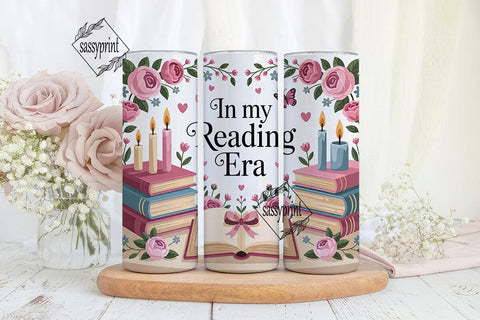 Reading Era 20oz Tumbler Wrap Sublimation sassyprint 